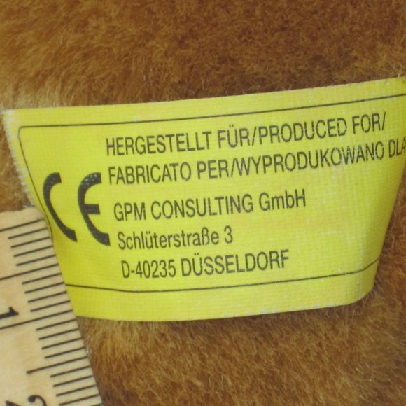 PAN TOYS DUSSELDORF GERMANY RABBIT BUNNY PLUSH TOY - Picture 7 of 7